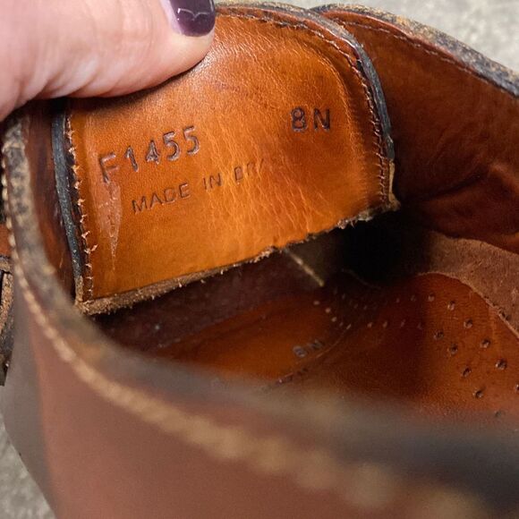 Cole Hann Country Brown Leather Loafers Size 8N - Picture 10 of 10